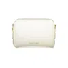 Valentino Brixton Ii Bianco Pebbled Camera Bag