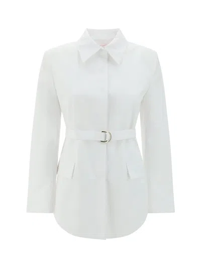 Valentino Garavani Woman Jacket White Size 4 Cotton