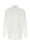 Valentino Garavani White Poplin Shirt In White