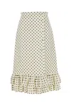 Valentino Garavani Women Printed Viscose Skirt In Neutral