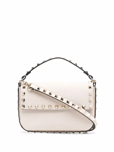 Valentino Garavani White Rockstud Mini Crossbody Bag