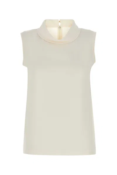 VALENTINO WHITE SILK TOP