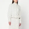 Valentino Garavani Single-breasted Jacket With Black Polka Dots In Black