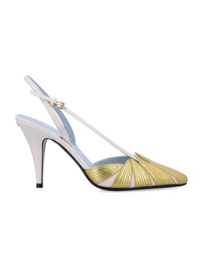 VALENTINO GARAVANI WHITE LEATHER HEELS