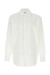 Valentino Garavani White Poplin Shirt In White