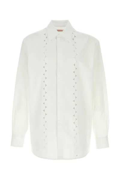 VALENTINO WHITE SOLID SHIRT