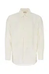 Valentino Classic White Poplin Shirt For Men In White