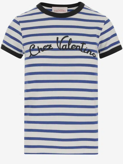 VALENTINO MULTICOLOR COTTON T-SHIRT