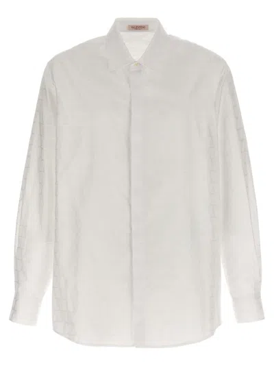 VALENTINO WHITE TOILE ICONOGRAPHE SHIRT