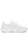Valentino True Actress Sneakers In Mesh And Leather In White
