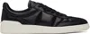 Valentino Black Upvillage Low Top Nappa Leather Sneakers In 0bo Bianco/snow Whit
