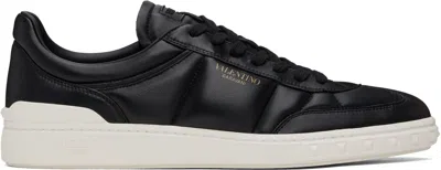 VALENTINO GARAVANI WHITE UPVILLAGE PADDED LEATHER SNEAKERS