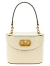 Valentino Vanity Leather Shoulder Bag In White