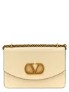 Valentino White Vain Shoulder Bag In White