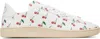 Valentino Garavani Royco Sneaker In Nappa Calfskin With Cherryfic Pattern In Multi