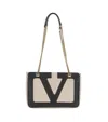 Valentino Viva Superstar Small Two-tone Leather Shoulder Bag