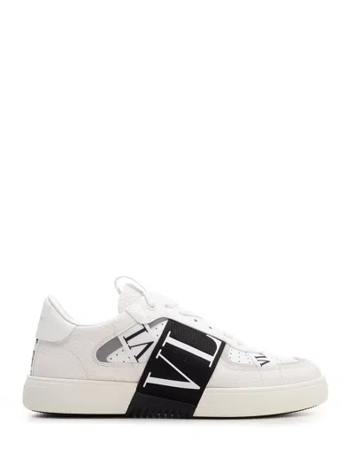 Valentino Garavani White Vl7n Sneaker In White, Black