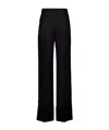 Valentino Virgin Wool Wide-leg Tailored Trousers