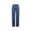 Valentino Wide Leg Denim Jeans