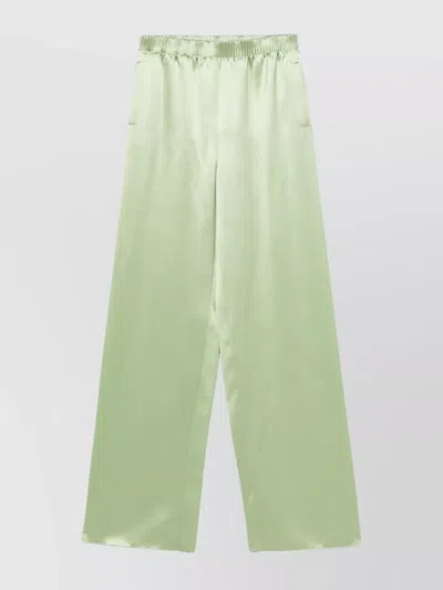 VALENTINO WIDE LEG HIGH WAIST TROUSERS