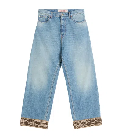 VALENTINO WIDE-LEG JEANS