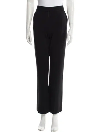Pre-owned Valentino Wide Leg Pants In Black
