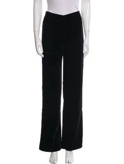 Pre-owned Valentino Wide Leg Pants In Black