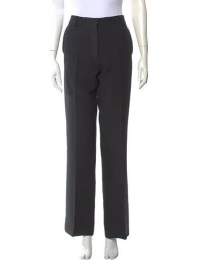 Pre-owned Valentino Wide Leg Pants In Gray
