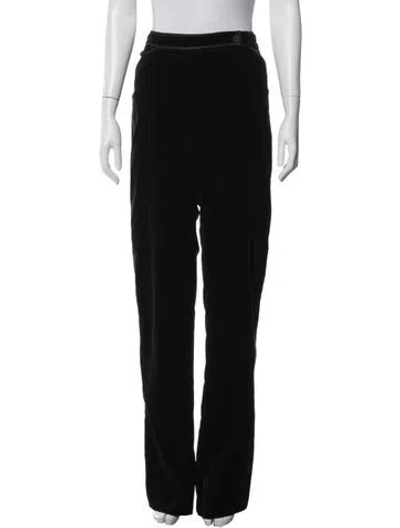 Pre-owned Valentino Wide Leg Pants W/ Tags In Black