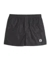 Valentino Nylon Swimsuit With Chez Patch In Black