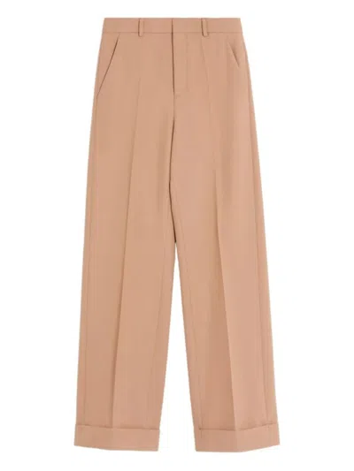 VALENTINO VALENTINO WIDE-LEG TAILORED PANTS IN SOFT WOOL