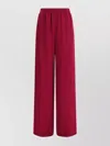 Valentino Crepe Couture Wide-leg Trousers