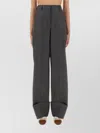 Valentino Virgin Wool Pants In Gray
