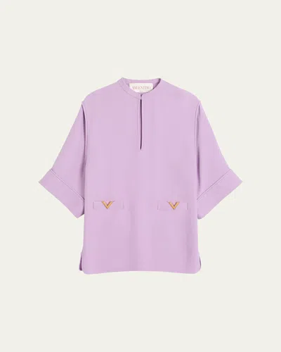 VALENTINO WIDE SLEEVE MINI DRESS