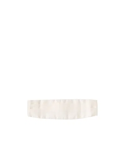 Valentino Garavani Wide Waist Belt In White
