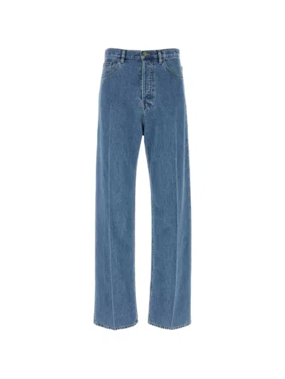 Valentino Wide-leg Jeans In Blue