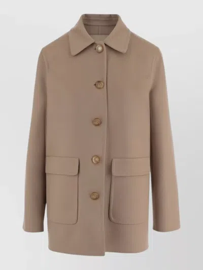 VALENTINO WINTER COAT TAILORED FIT COLLARED DESIGN