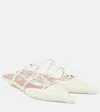 Valentino Garavani Rockstud Wispy Calfskin Mule 20 Mm In Ivory