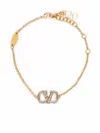 Valentino Vlogo Signature Bracelet In Gold