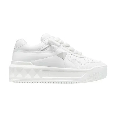 Pre-owned Valentino Garavani Valentino Wmns One Stud Xl Low 'white' | Women's Size 39