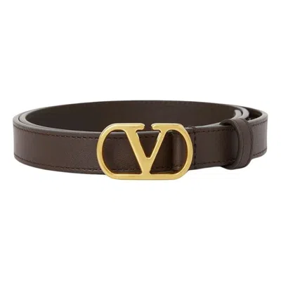 Valentino Garavani (wmns) Valentino Ss26 V-logo Signature Belt 'brown'