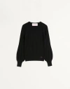 Valentino Wollpullover Frau Schwarz Xs