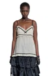 Valentino Garavani Top In Black&white