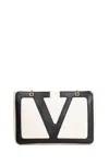 Valentino Woman Black&white Tote Bags In Black&white