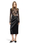 Valentino Woman Black Bodysuits In Multi