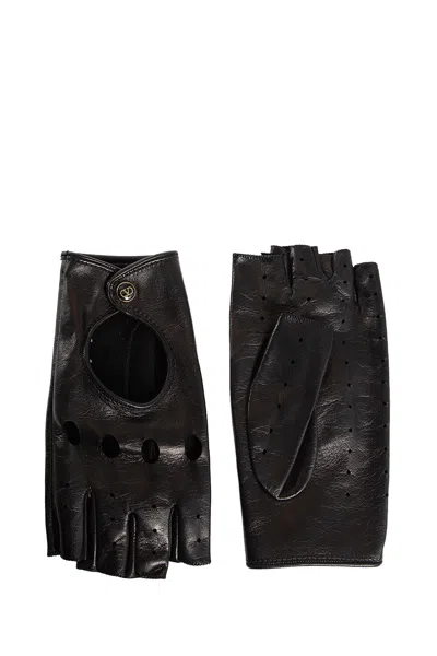 Valentino Garavani Woman Black Gloves