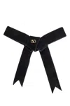 Valentino Woman Black Hair Accessories In Black