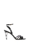 Valentino 85mm Strappy Sandals In Black