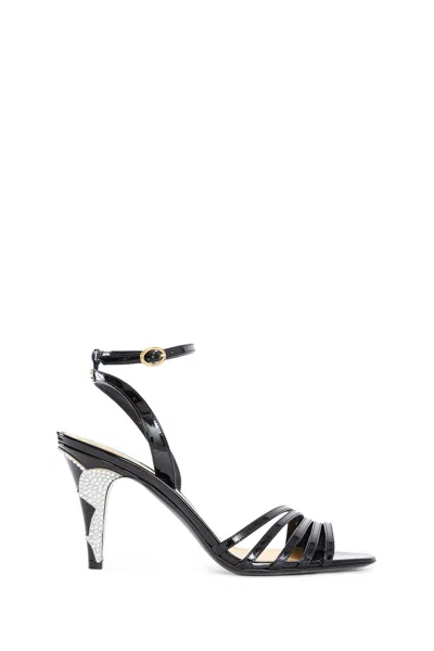 Valentino Garavani Woman Black Sandals & Slides