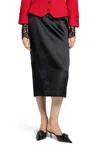 Valentino Woman Black Skirts In Black